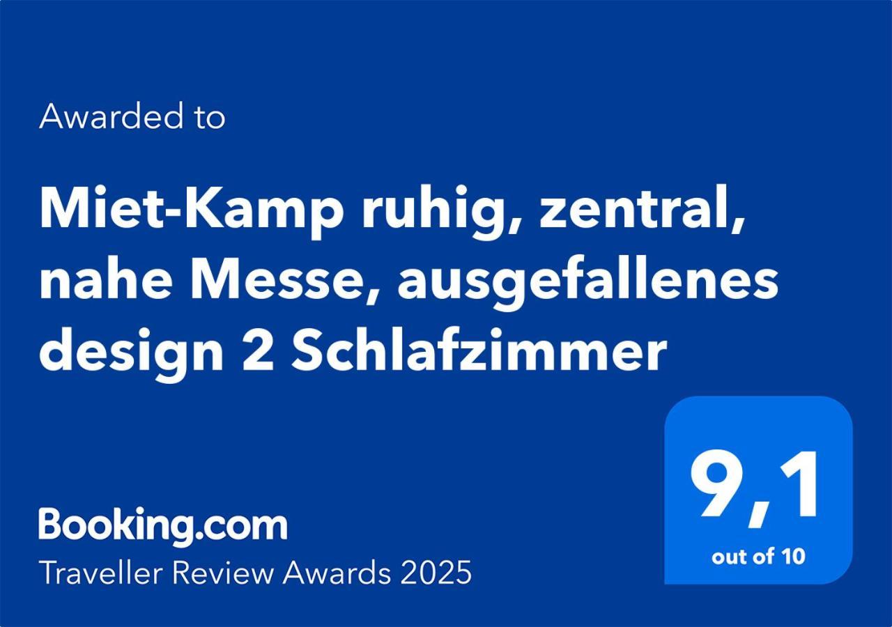 Miet-Kamp Ruhig, Zentral, Nahe Messe, Ausgefallenes Design 2 Schlafzimmer Berlino Esterno foto